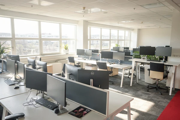 Kancelářské prostory International SOS Assistance po profesionálním úklidu kanceláří